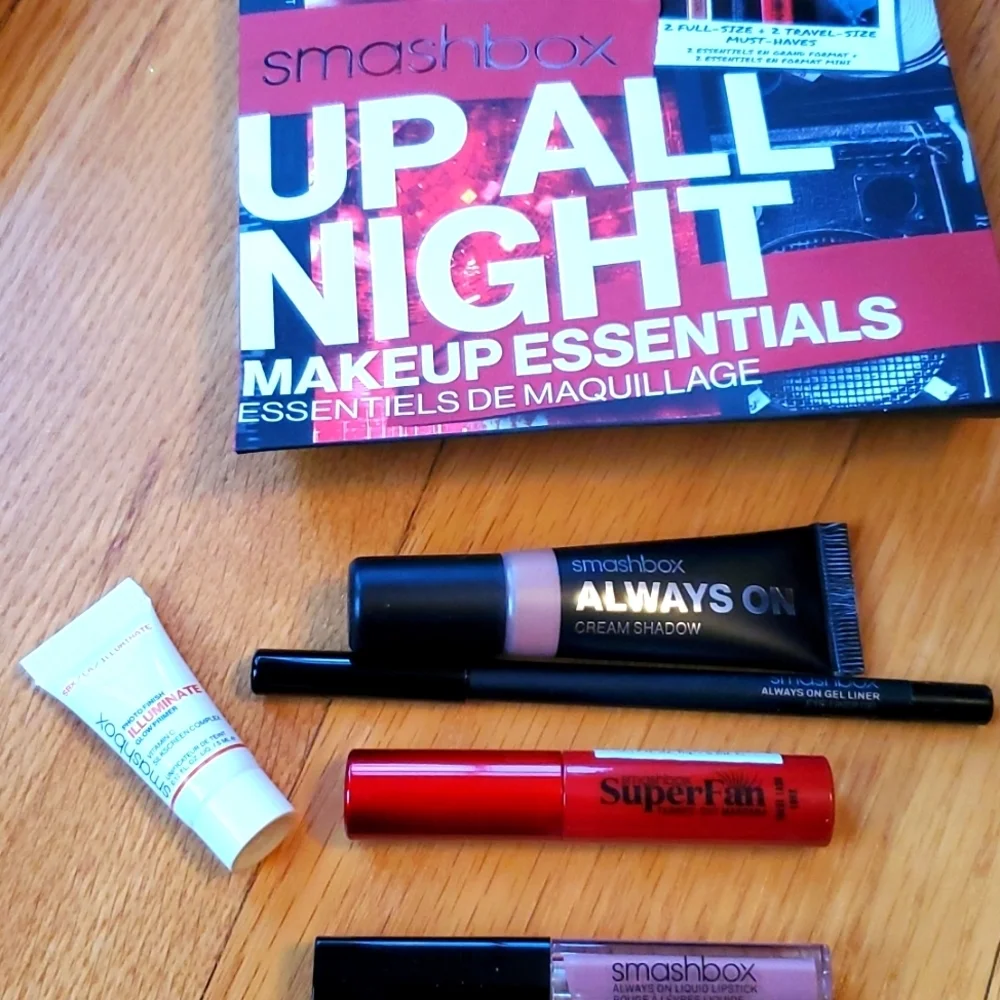 Smashbox Up All Night Makeup Essentials NWB